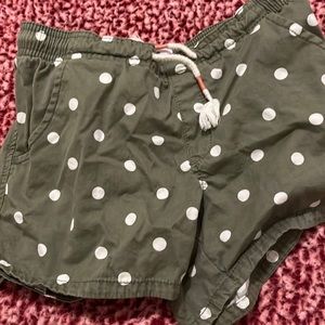 Polka dot old navy shorts